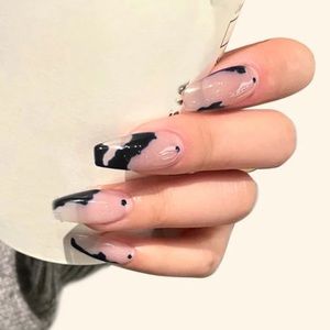🌻5/$15 Blue Print Translucent Nails